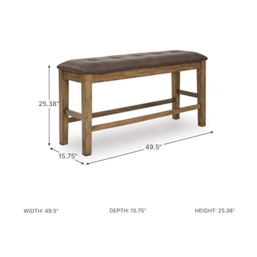 Vallister Backless Counter Height Dining Bench view 3