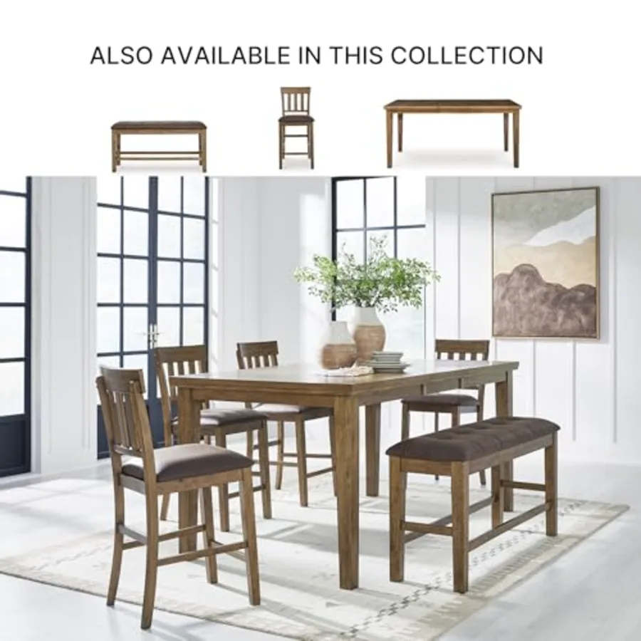 Vallister Backless Counter Height Dining Bench view 5