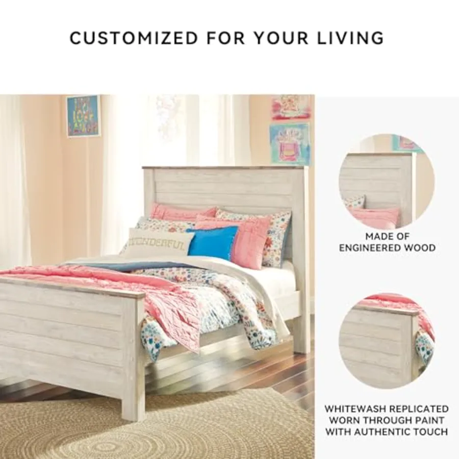 Willowton Coastal Full Panel Bed view 5
