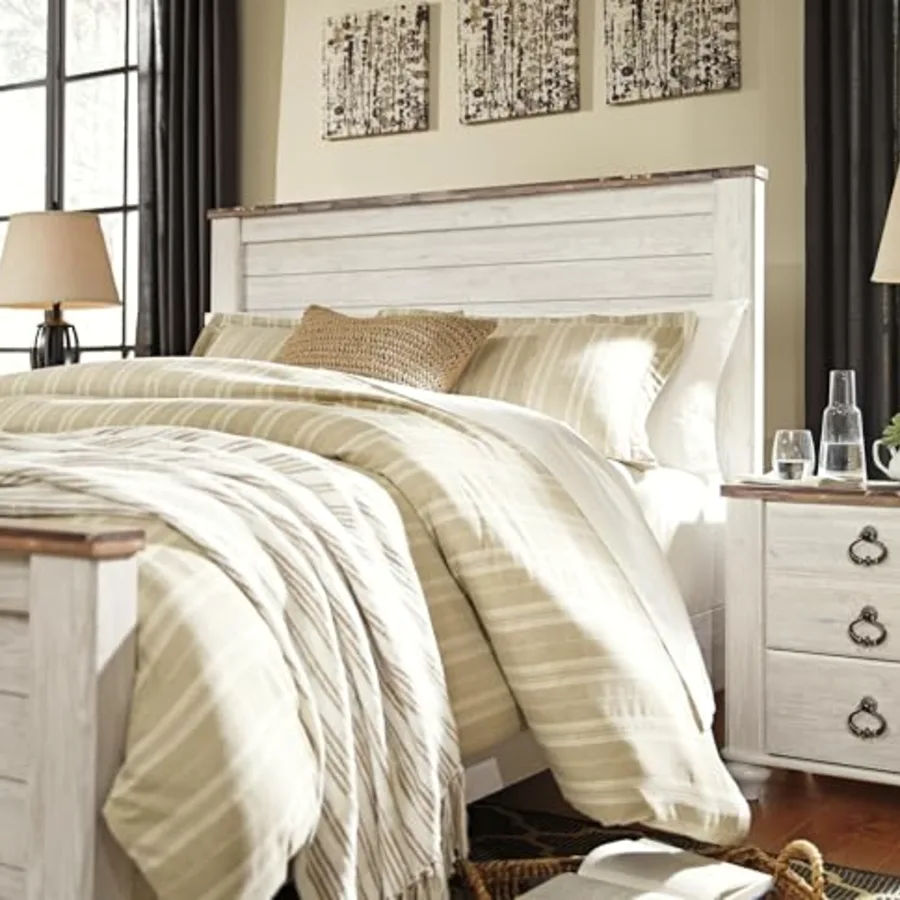 Willowton Cottage Farmhouse Panel Headboard ONLY