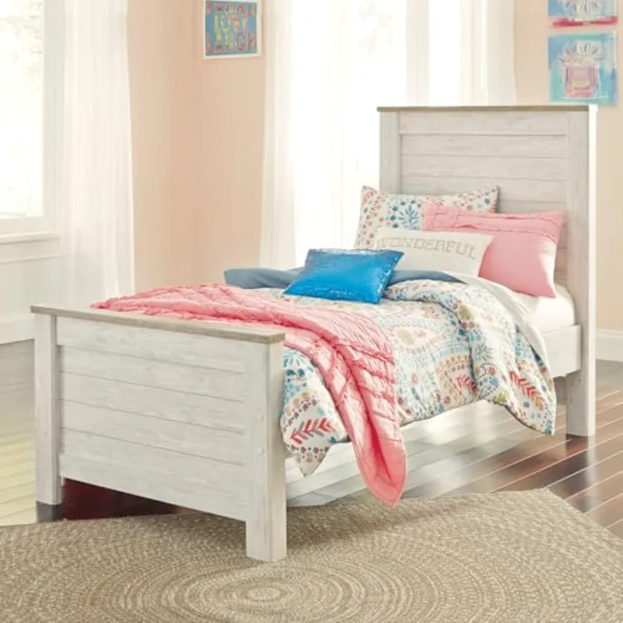 Willowton Farmhouse Twin Panel Bed view 2