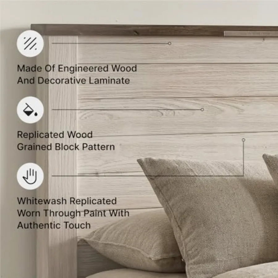 Willowton Queen Panel Bed Frame view 4
