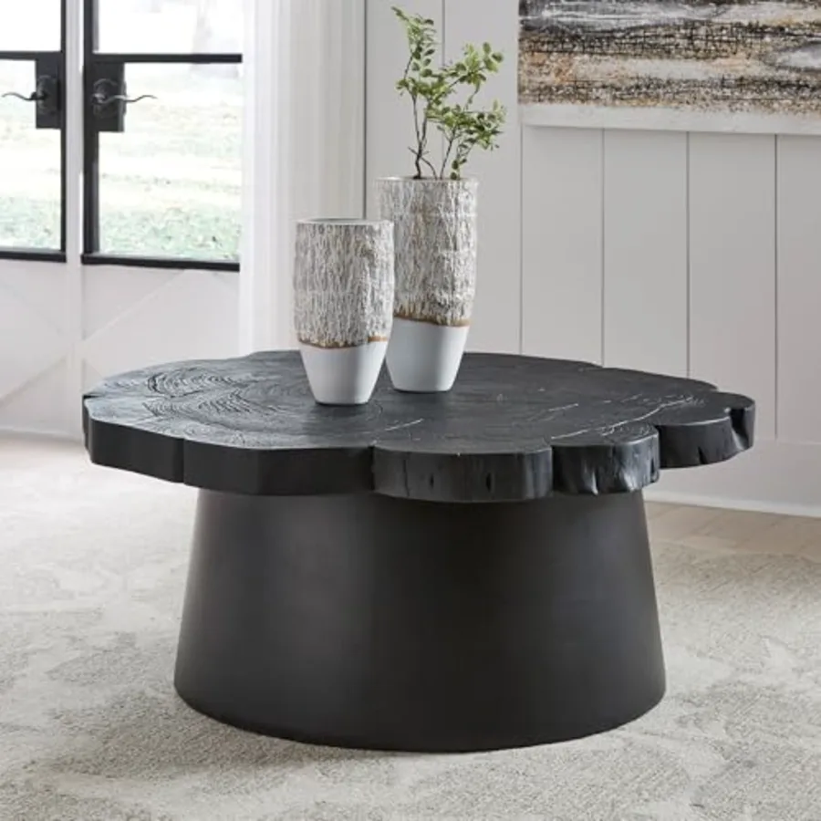 Wimbell Contemporary Tapered Base Coffee Table view 2