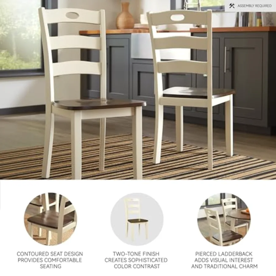 Woodanville 18" Cottage Ladderback Dining Chair view 4