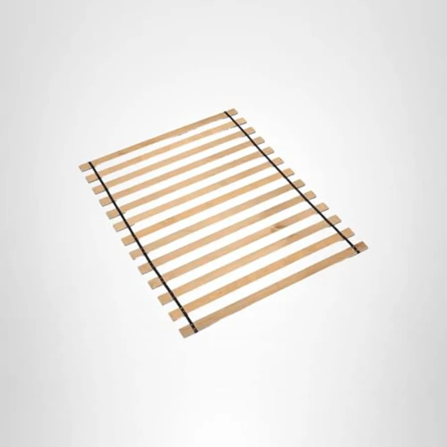 Wooden Mattress Support Bunkie Board Roll Slat with Nylon Cord view 3