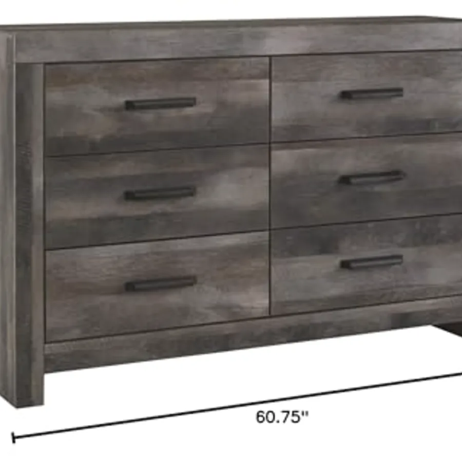 Wynnlow Wide 6 Drawer Bedroom Dresser view 3
