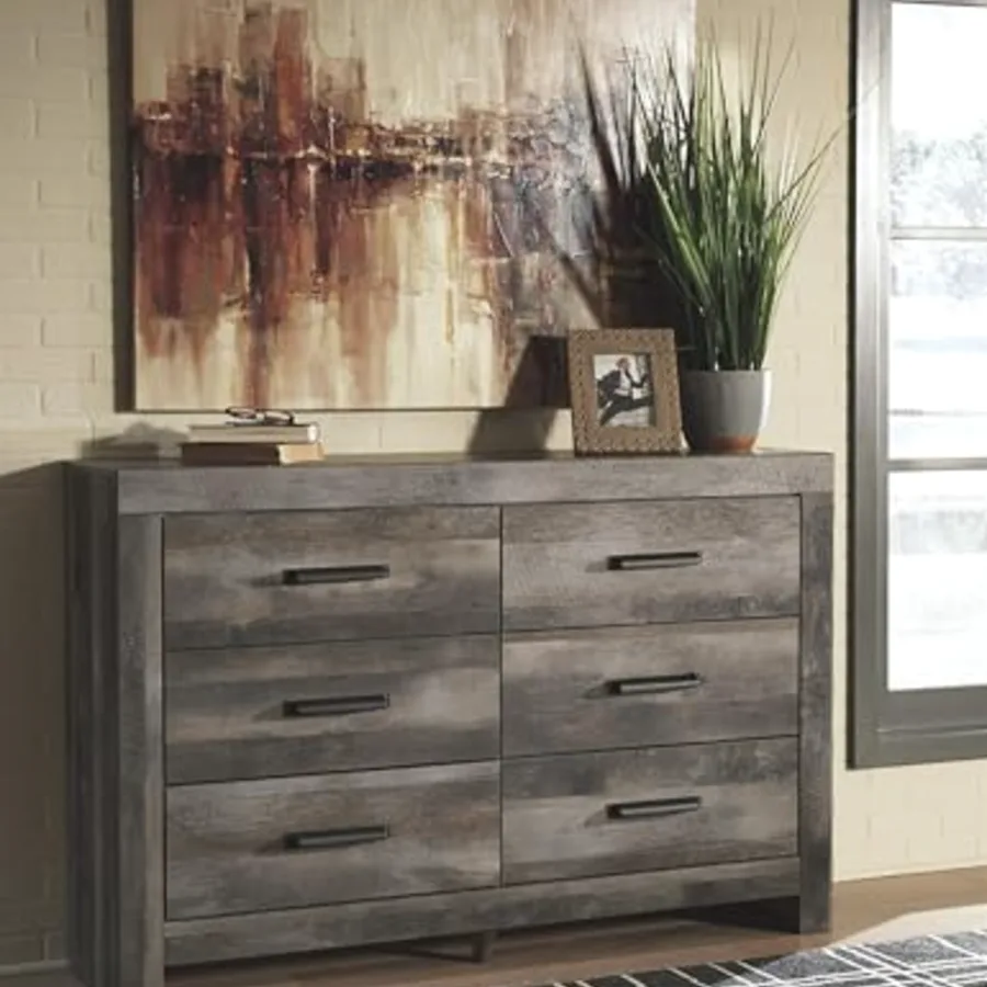 Wynnlow Wide 6 Drawer Bedroom Dresser view 4