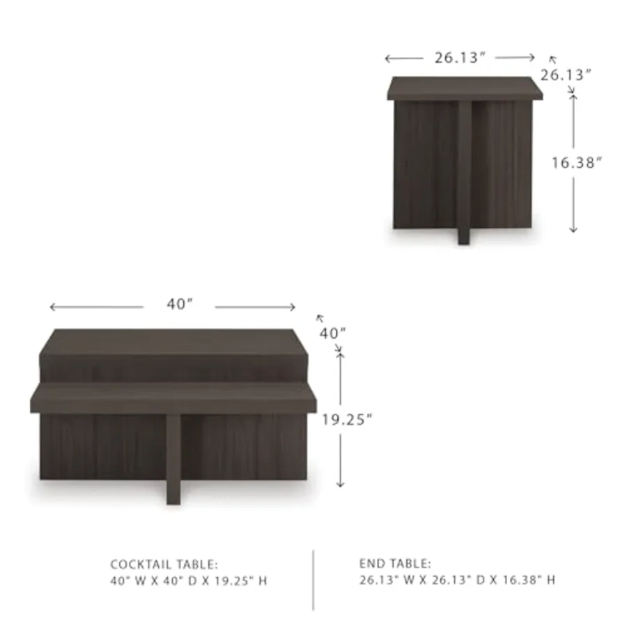 Zendex Contemporary Table Set with Pedestal Base view 3